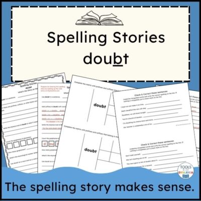 doubt cover image with sample pages showing