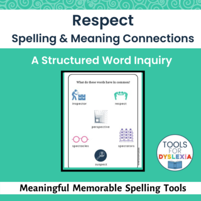 green product image for respect a structured word inquiry