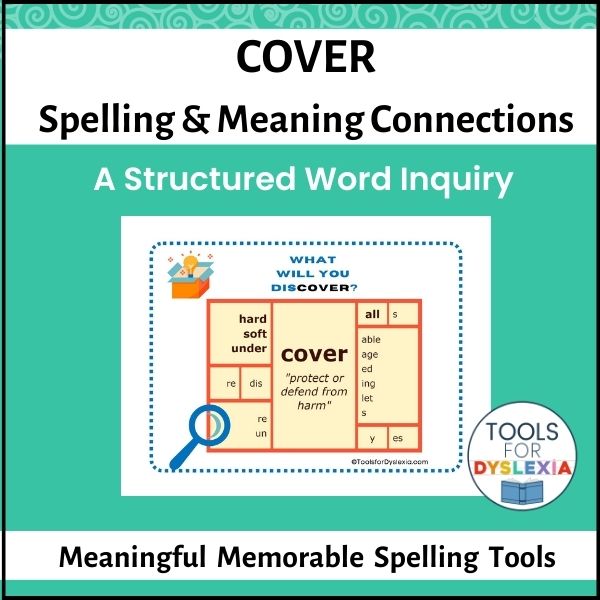 UnCOVER Spelling Treasure | Tools for Dyslexia