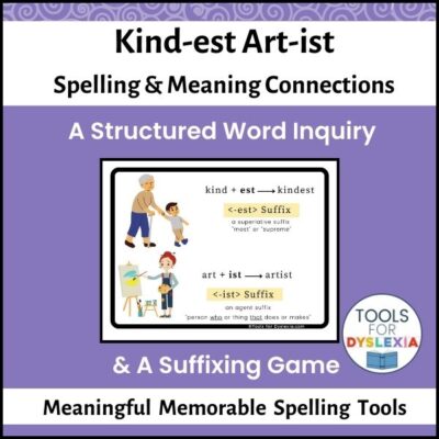 Spelling with EST and IST suffixes cover image