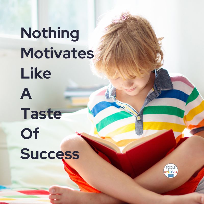 Fears about Dyslexia Nothing Motivates like a Taste of Success image