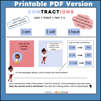 Reading & Spelling Contractions