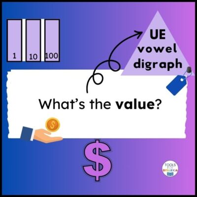 value and UE vowel digraph cover image