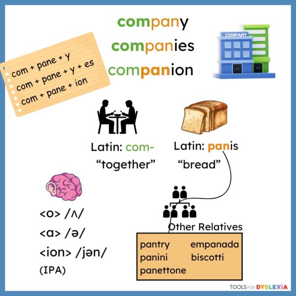 Company Companion: Learning from their Word Family