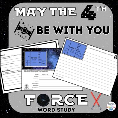 a force word study images of pages from the resource